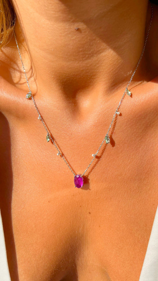 PURPLE NECKLACE